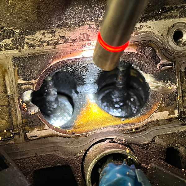 walnut blasting before